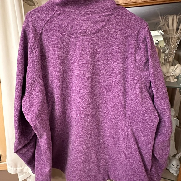 Duluth Trading Co Full Zip Fleece Jacket ZipperPockets Women's 2XL Lilac Purple - Picture 11 of 11